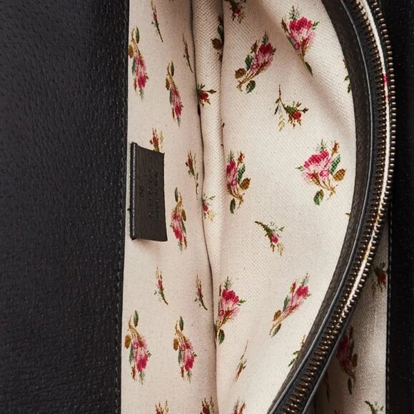 Gucci Black Leather Dionysus Small Shoulder Bag - Picture 9 of 12